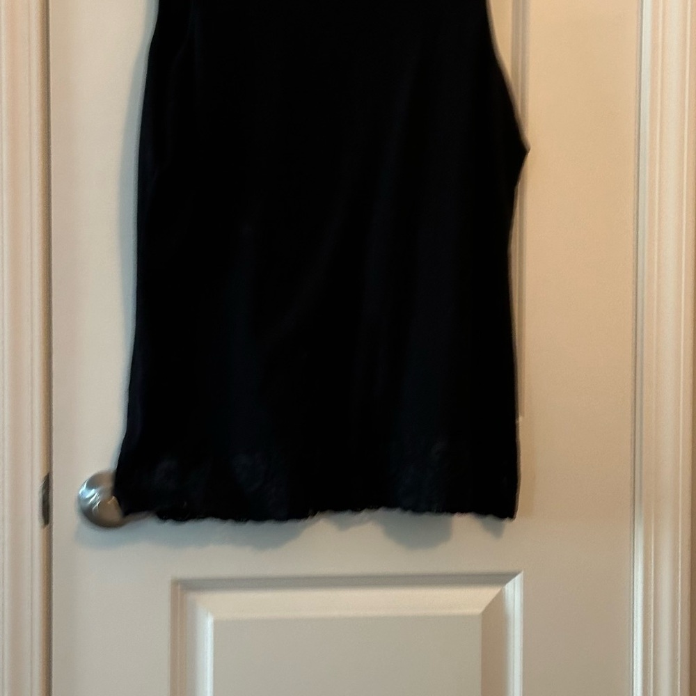 Fashion Bug Lace Trim Long Sleeveless Tank 1X